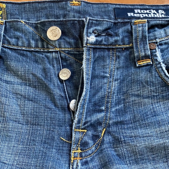 Rock & Republic Jeans Mens Relaxed Fit Sz 34 - Picture 6 of 8